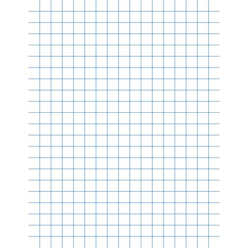 School Smart Graph Paper Pad, 8-1/2 X 11 Inches, 1/4 Inch Ruling