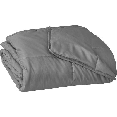 Photo 1 of 48"x72" Essentials Weighted Blanket Gray - Tranquility ---- 12LBS