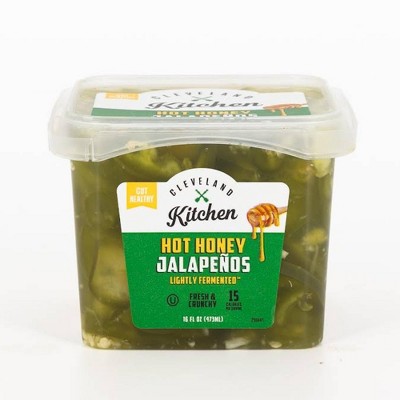 Cleveland Kitchen Hot Honey Jalapenos - 16 fl oz