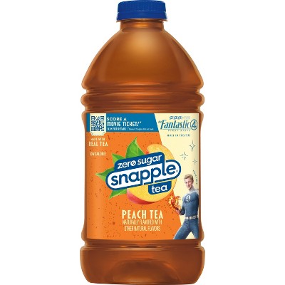 Snapple Zero Sugar Peach Tea - 64 fl oz Bottle