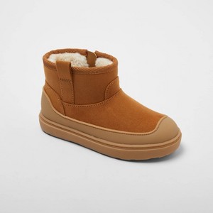 Toddler Girls' Kamari Suede Ankle Boots with Toe Shield - Cat