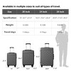 INFURNIC Bag And Luggage Sets Lightweight Rolling Luggage 3 Piece, Suitcase Set with Wheels for Travel And Business, Grey, 21.06"*11.81"*30.31" - 3 of 4