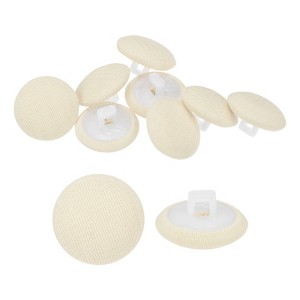 Unique Bargains Bridal Wedding Dress Suit DIY Satin Shiny Sewing Buttons 10 Pcs - 1 of 4