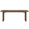 Lirago, Brown Rectangular Dining Table for 6 People-Farmhouse Style, Dining & Multi-Purpose Use - 2 of 4