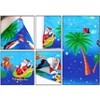 HAPPY BAY Men's Beach Button Down Santa Claus Party Vacation Shirt Holiday Hawaiian Ugly Christmas Shirts for Men - 4 of 4