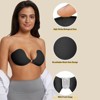 Niidor Women's Amazing Adhesive Strapless Backless Bra Reusable Sticky Push-up Bra with Nipple Covers - 2 of 4