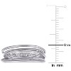Everly Jewelry – 14K White Gold 0.05 TGW Diamond Fashion Ring - 2 of 4