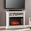 Willarton Widescreen Electric Fireplace with Media Storage - FE1154459 - Grey - SEI - 2 of 4