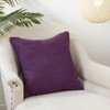 Saro Lifestyle Pom Pom Linen Throw Pillow Cover - 3 of 3