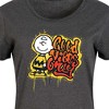 Women's Peanuts Good Vibes Only Graphic T-shirt Dress - Heather Charcoal - 3X - 2 of 4