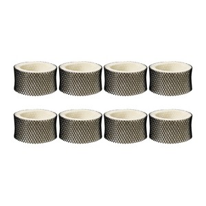 Nispira Humidifier Wick Filter Replacement Compatible with Holmes Type A HWF62 HWF62CSHM1281, HM1701, HM1761, HM1297 and HM2409, 8 Units - 1 of 3