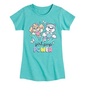 Girls' - Paw Patrol - Girl Pup Power Fitted Short Sleeve Graphic T-Shirt - 1 of 4