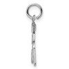 Black Bow Jewelry Sterling Silver, Varsity Collection, Small D/C Pendant, Number 55 - 2 of 4
