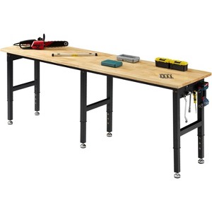 AMERLIFE Adjustable Workbench with Power Outlets,  Heavy Duty Work Table - 1 of 4