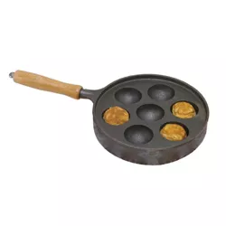 Norpro Cast Iron Deluxe Stuffed Pancake/Aebleskiver Pan