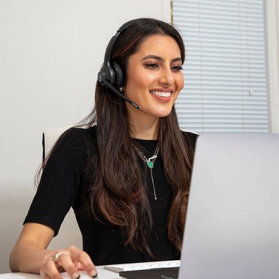 JLab GO Work Wireless & Wired On-Ear Headset - Black