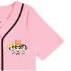 Ladies Powerpuff Girls Baseball Jersey - Powerpuff Mesh Button Down Baseball Jersey - Blossom Bubble and Buttercup Shirt - 4 of 4