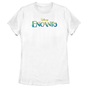 Women's Encanto Colorful Logo T-Shirt - 1 of 4