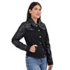 Wrangler Women's Dual Texture Trucker Jacket WRDO23115 - 3 of 4