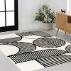 JONATHAN Y Nordby High-Low Geometric Arch Scandi Striped Indoor/Outdoor Area Rug - 4 of 4