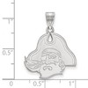 Black Bow Jewelry 14k White Gold East Carolina Pirates NCAA Large Pendant - 2 of 3