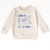 The Juniper Shop Nautical Outline Collage Toddler Sweatshirt - 2 of 4