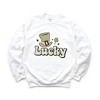 Simply Sage Market Women's Graphic Sweatshirt Lucky Hat - 2 of 4