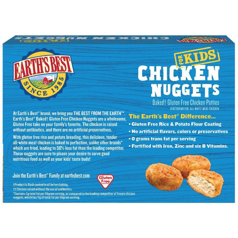 Earths Best Gluten Free Frozen Chicken Nuggets - 8oz, 3 of 9