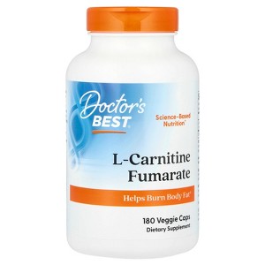 Doctor's Best L-Carnitine Fumarate, 500 mg , 180 Veggie Caps - 1 of 2