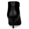 Allegra K Women's V-Shape Cutout Pointy Toe Stiletto Heels Ankle Booties - 4 of 4