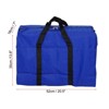 Unique Bargains Foldable Storage Totes with Zipper for Bedding Clothes 1 Pcs Blue - 2 of 4