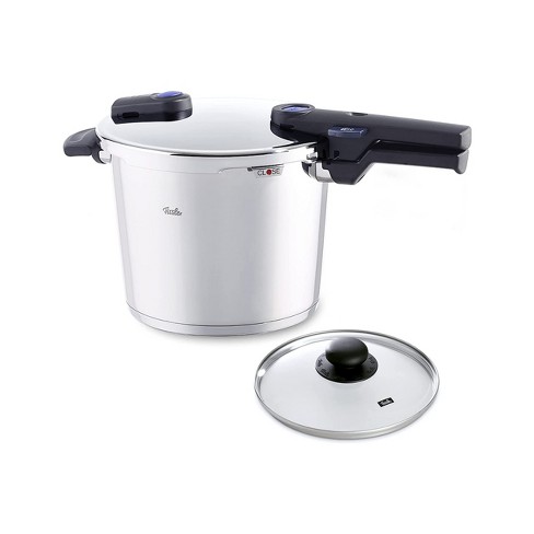 Fissler Stainless Steel Vitaquick Pressure Cooker With Glass Lid