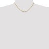 Black Bow Jewelry 2.25mm, 14k Yellow Gold, D/C Quadruple Rope Chain Necklace - 2 of 4