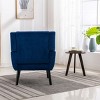 Streamdale Modern Soft Velvet Material Ergonomics Accent Chair Living Room Chair Bedroom Chair Home Chair - 4 of 4