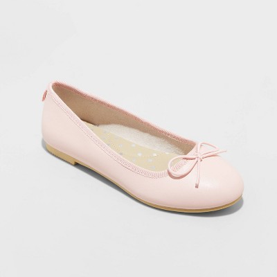 Baby pink flat on sale shoes