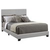 NicBex Transitional Twin/Full/Queen Size Upholstered Panel Bed Frame with Headboard,Box Spring Needed,Easy Assembly,Gray/Brown/Black - 2 of 4