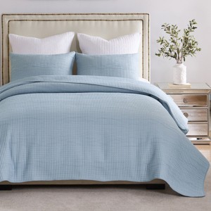Greenland Home Fashions Cosmo Chambray Coverlet Set - 1 of 4