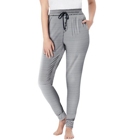 Ellos Women's Rib Trim Sleep Leggings Pajamas 