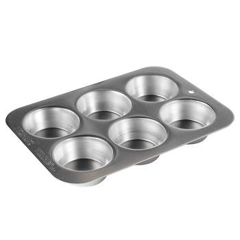Jumbo Muffin Pan, 18 x 13, 12 Cups, Aluminum, Focus Foodservice 903515