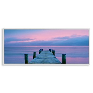 Stupell Industries Dock at Sunset Horizon, 30" x 13" - 1 of 4