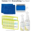 GreatShield Screen Cleaning Kit with 2 Bottle Solution (60ml and 120ml), 2 Microfiber Cloth, 20 Non-Alcohol Screen Cleaning Wipes, and Brush - 2 of 4
