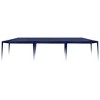 vidaXL Party Tent 9.8'x29.5' PE Blue - 3 of 4
