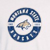 NCAA Montana State Bobcats Men's White Biblend T-Shirt - 3 of 3