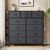 Gikpal 12 Drawer Dresser for Bedroom, Cupboards & Cabinets, Tall Dressers & Chests of Drawers for Bedroom, Side Pockets and Hooks, Living Room - 2 of 4