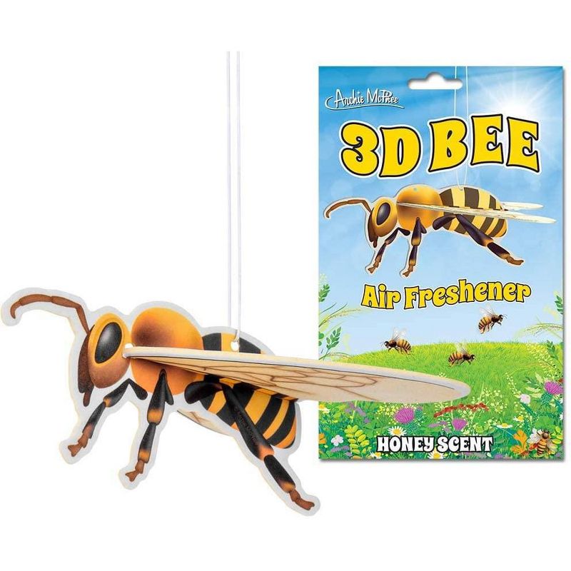 Accoutrements 3D Honey Bee Air Freshener | Honey Scent, 1 of 2