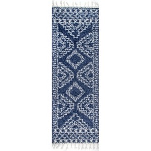 Nuloom Vasiliki Moroccan Global Tassel Indoor Area Rug - 1 of 4