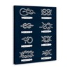 Stupell Industries Boating Knots Nautical Diagram Canvas Art - 2 of 4