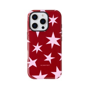 Skinnydip iPhone 16 Pro Phone Case with Magsafe - Red & Pink Star