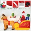 7.5 Feet Christmas Decoration Waterproof Outdoor Inflatable Santa - 3 of 4