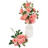 Northlight Real Touch™ Pink Artificial Camellia Rose Floral Sprays, Set of 6 - 23" - 3 of 4